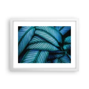 Poster in einem weißen Rahmen - Lebenslinien - 40x30 cm