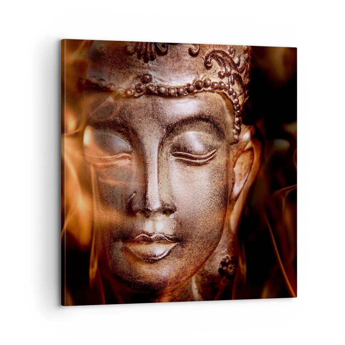 Bild auf Leinwand - Leinwandbild - Es existiert nur hier und jetzt - 60x60 cm