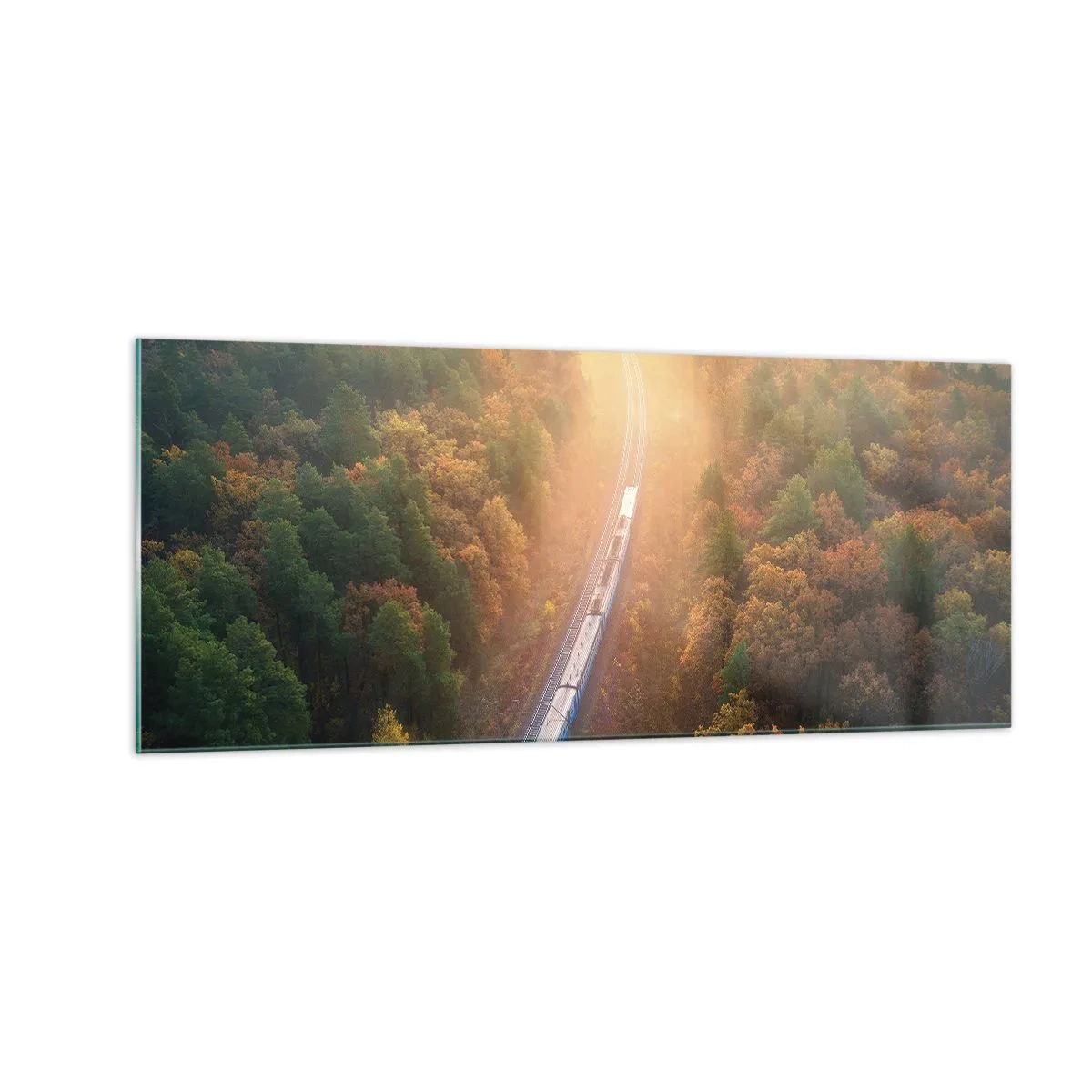 Glasbild - Bild auf glas - Herbstreise - 100x40 cm