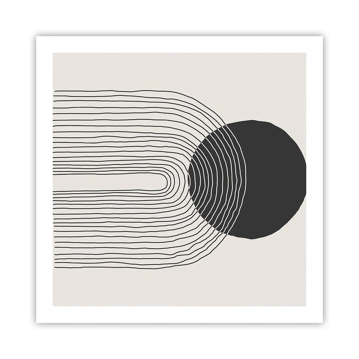 Poster - Zittern und Vertrauen - 60x60 cm