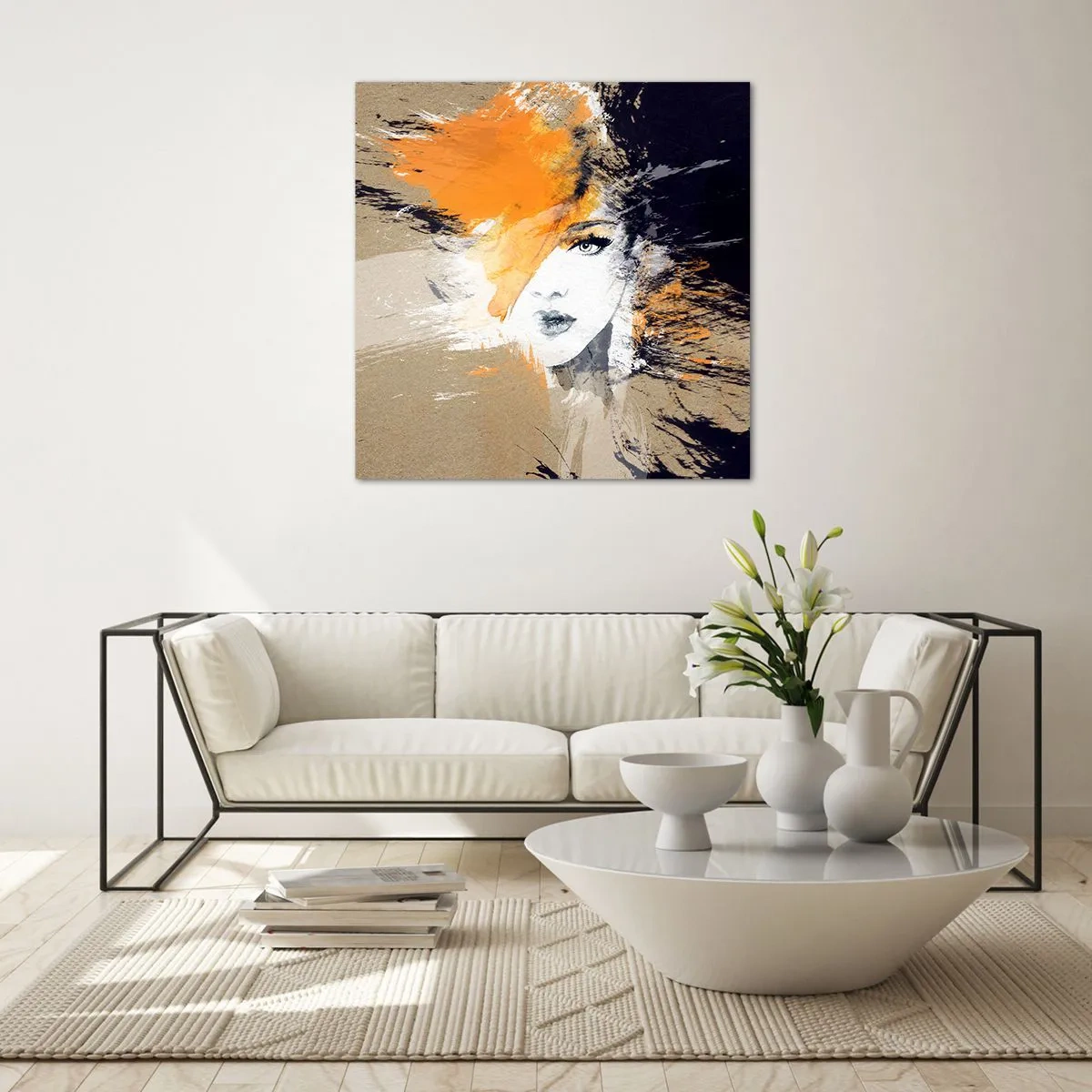 Glasbild - Bild auf glas - Und es ist Licht - 50x50 cm