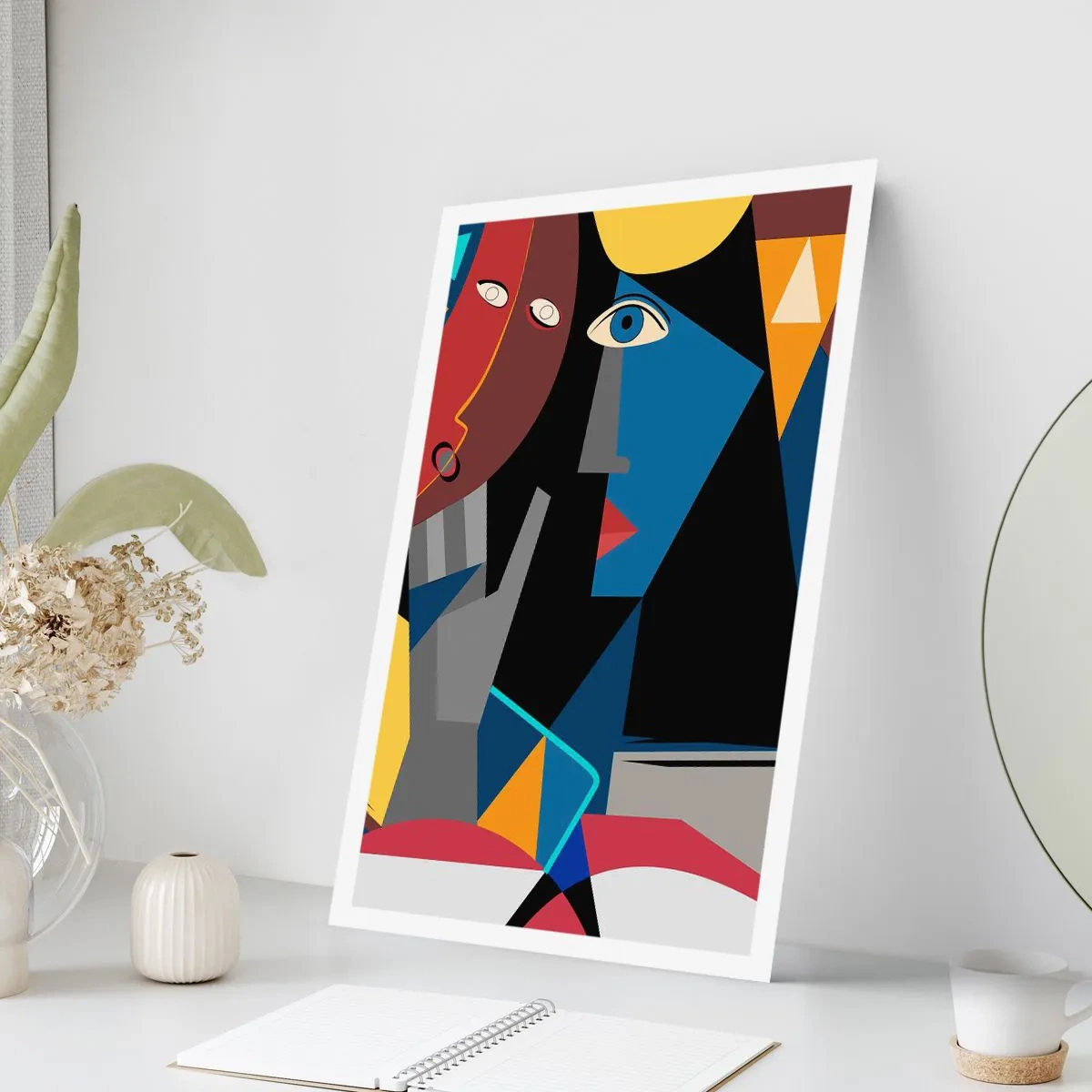 Poster - Gespräch zwischen Kubisten - 30x40 cm