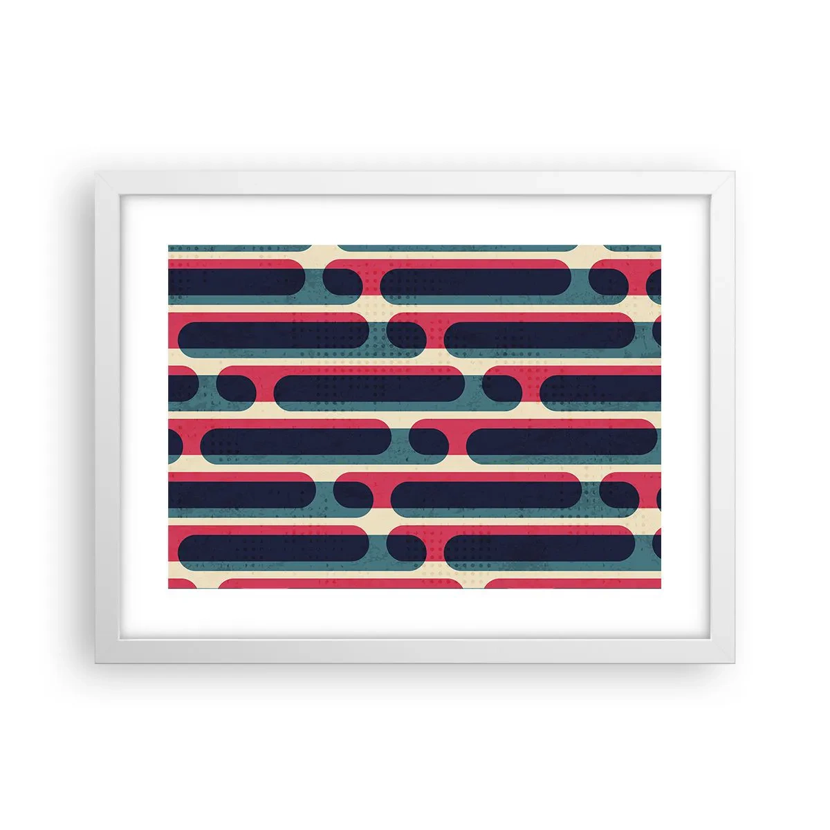 Poster in einem weißen Rahmen - In die Tiefe und vorwärts - 40x30 cm