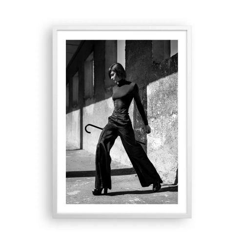 Poster in einem weißen Rahmen - Urbane Eleganz - 50x70 cm