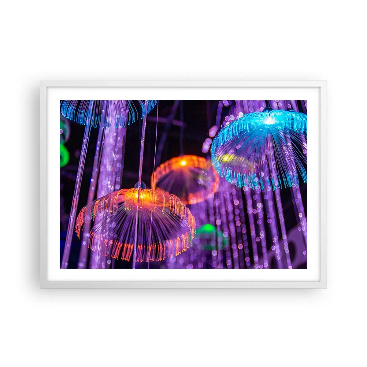 Poster in einem weißen Rahmen - Lichtbrunnen - 70x50 cm