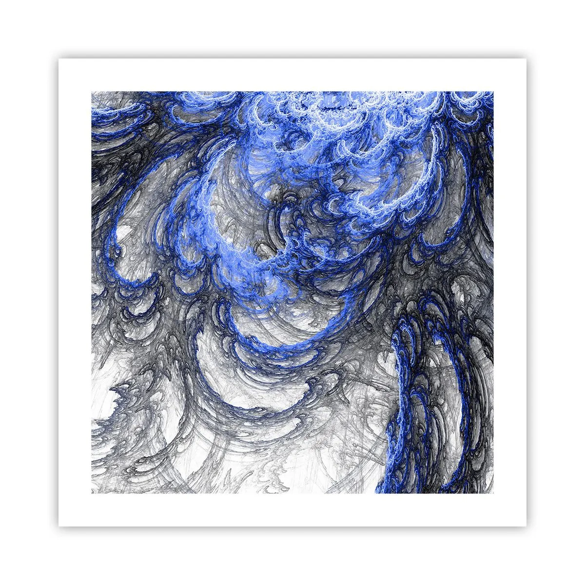 Poster - Die Geburt einer Welle - 50x50 cm