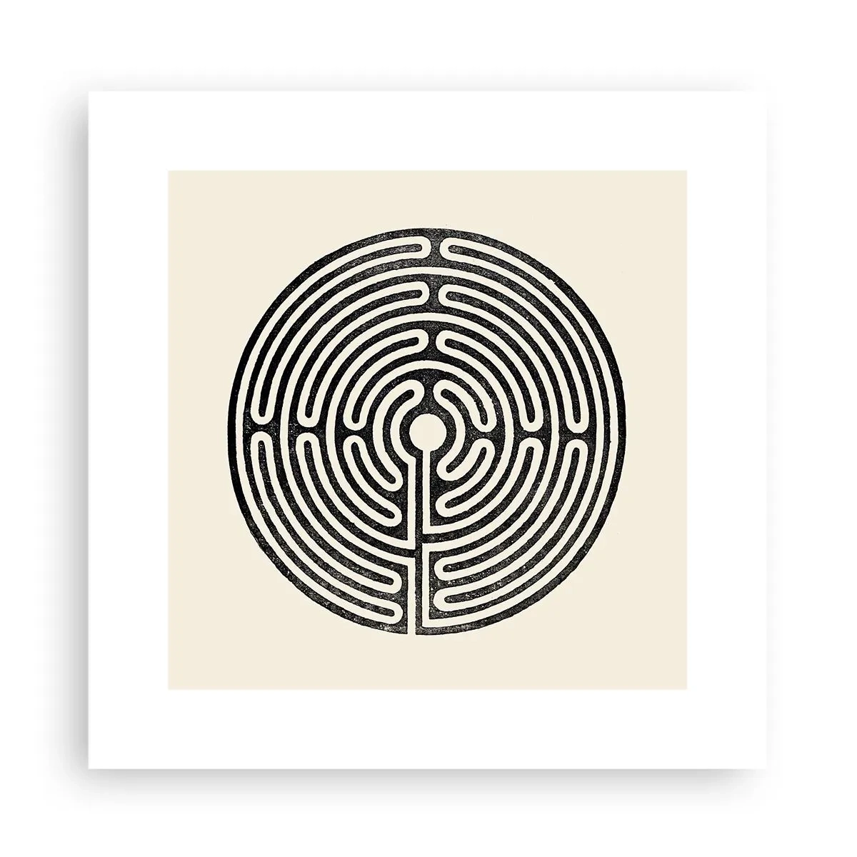 Poster - Geheimnisvolle Ordnung - 30x30 cm