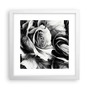 Poster in einem weißen Rahmen - Immer Königin - 30x30 cm