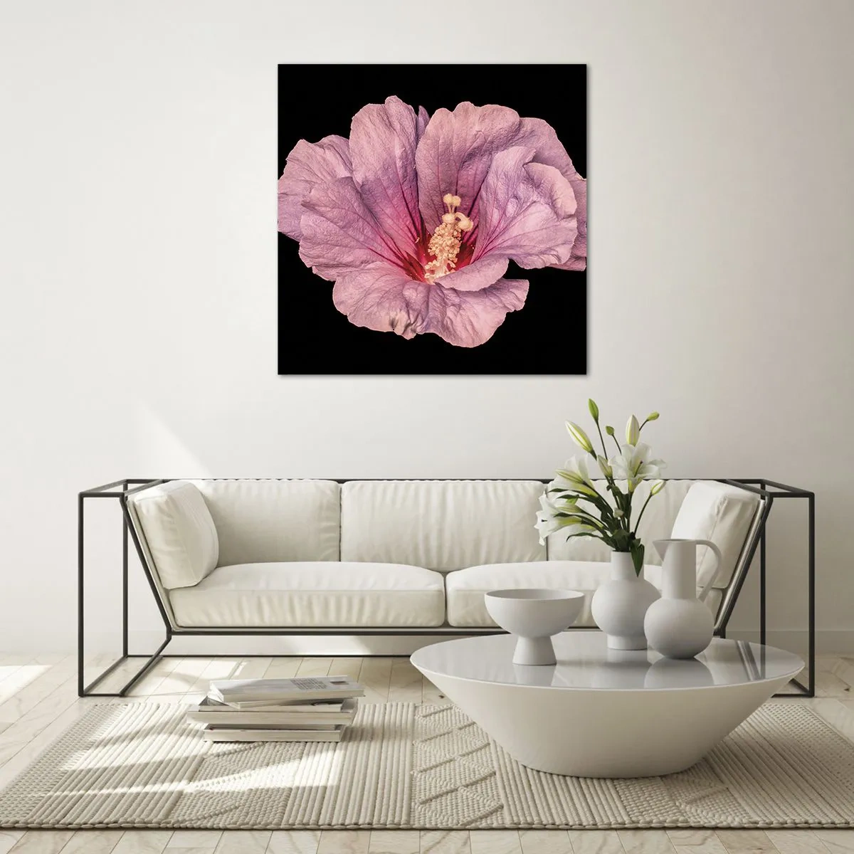 Glasbild - Bild auf glas - Direkt ins Herz - 50x50 cm