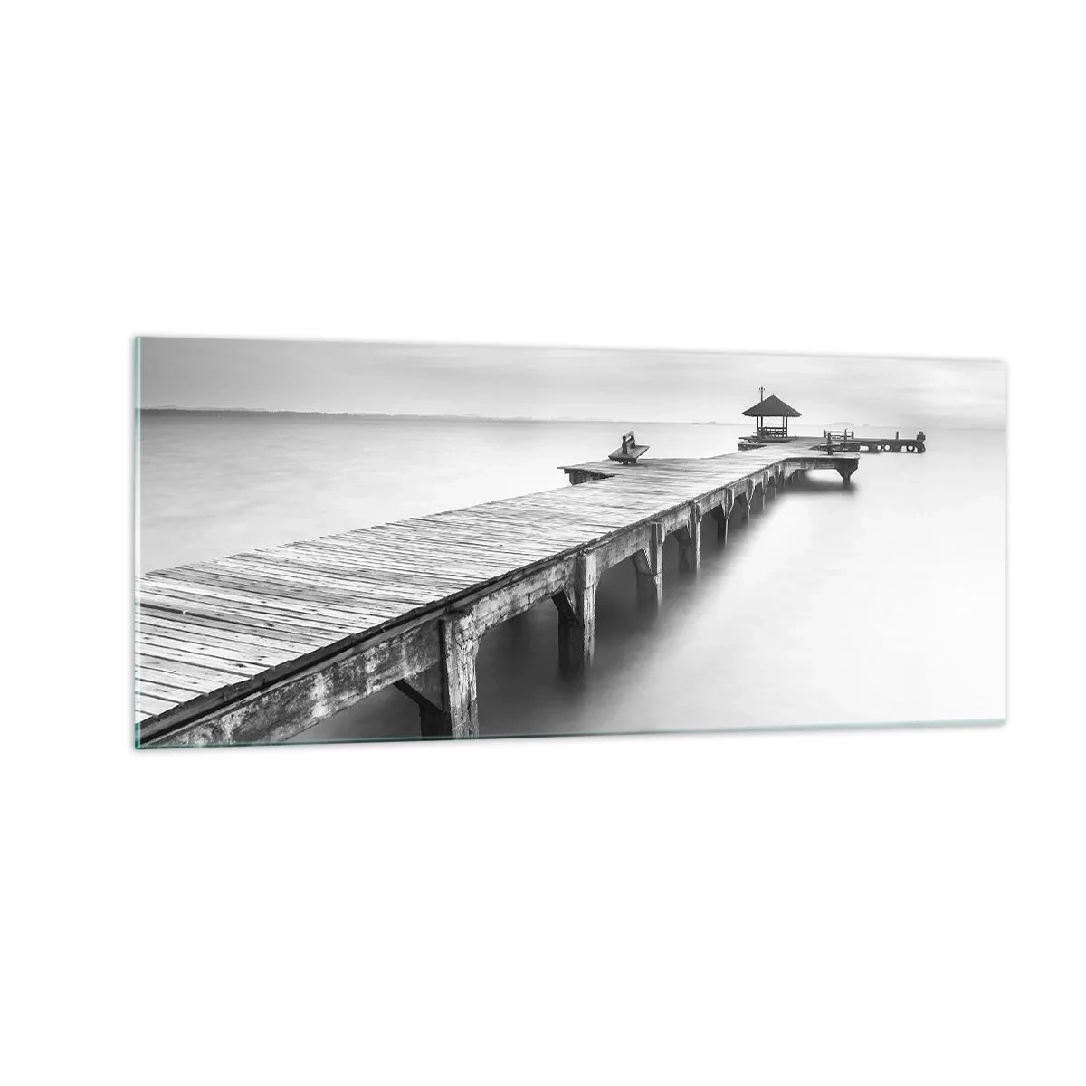Glasbild - Bild auf glas - In die Ferne - 100x40 cm