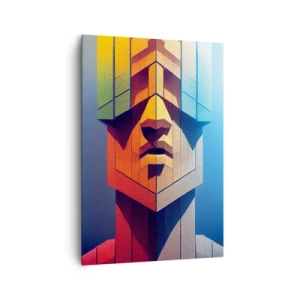 Bild auf Leinwand - Leinwandbild - Ein Mann mit Prinzipien - 70x100 cm