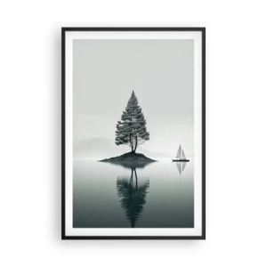 Poster in einem schwarzem Rahmen - Traum - 61x91 cm