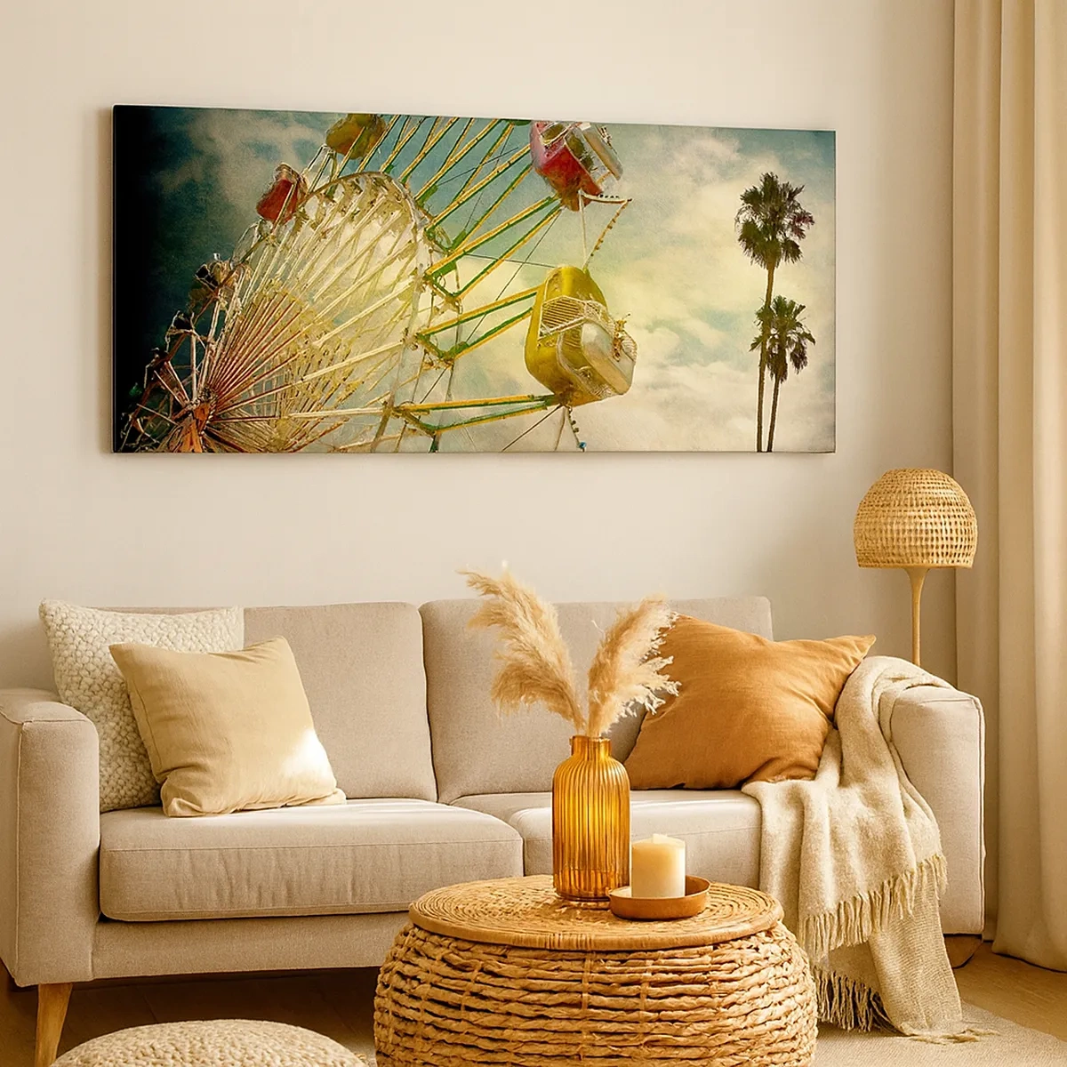 Bild auf Leinwand - Leinwandbild - Es wird Spaß geben ... - 30x30 cm