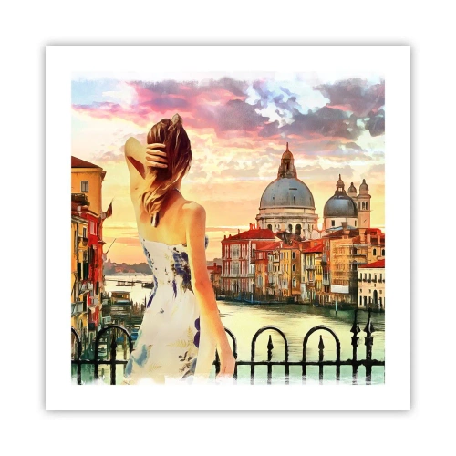 Poster - Als Abenteuer nur in ... - 50x50 cm