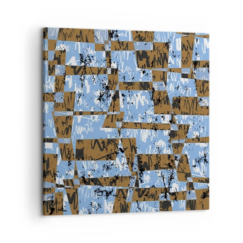 Bild auf Leinwand - Leinwandbild - Ein nicht-menschlicher Ausschnitt - 60x60 cm