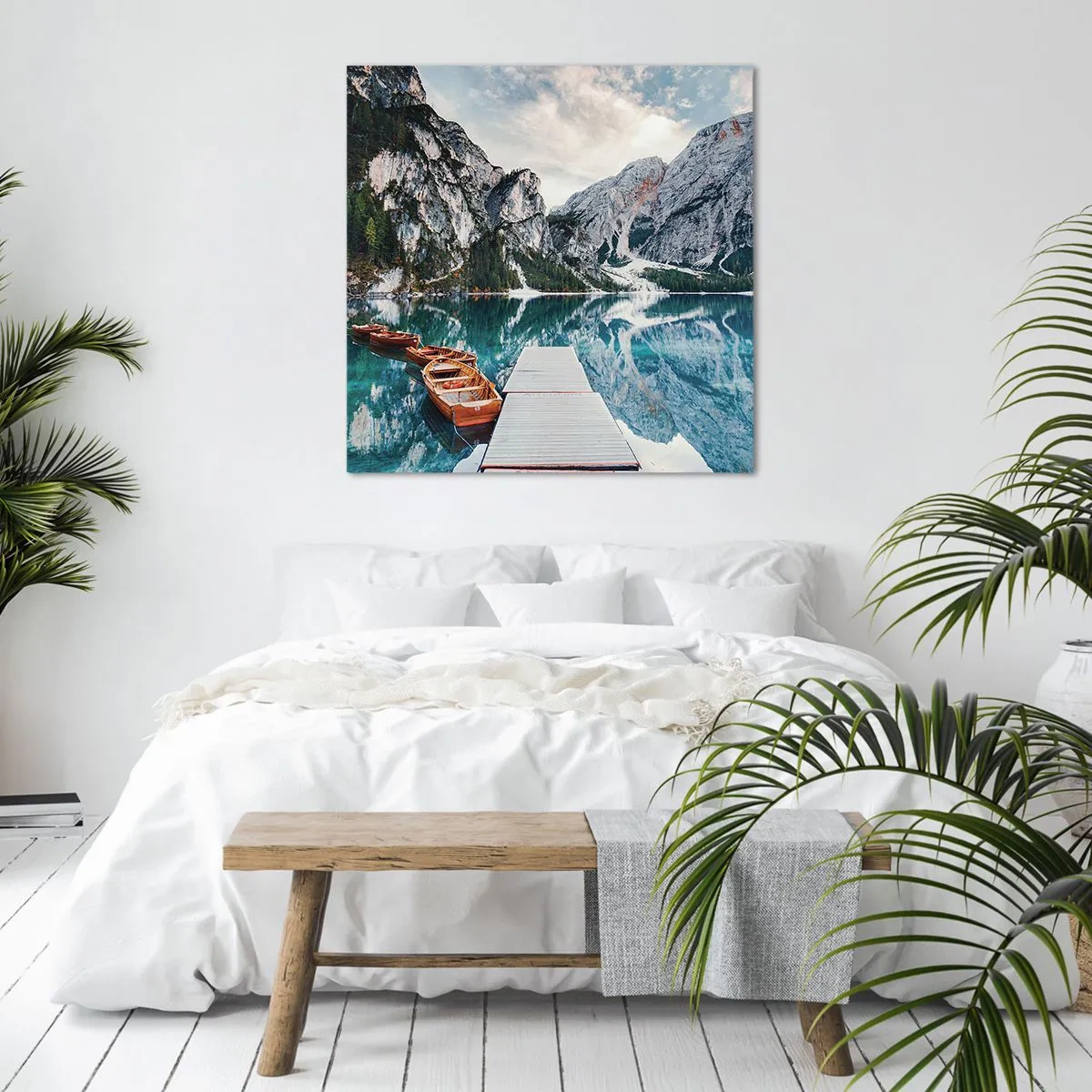 Bild auf Leinwand - Leinwandbild - Wir zeigen Ihnen Schönheit - 30x30 cm