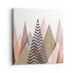 Bild auf Leinwand - Leinwandbild - Pyramidale Aussicht - 30x30 cm