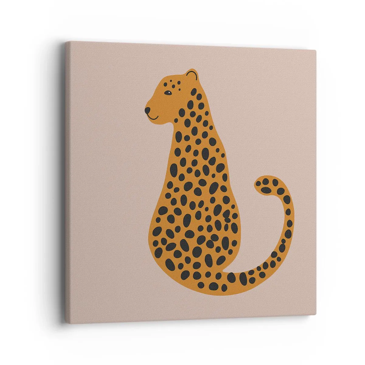 Bild auf Leinwand - Leinwandbild - Leopardenmuster ist ein modisches Muster - 40x40 cm