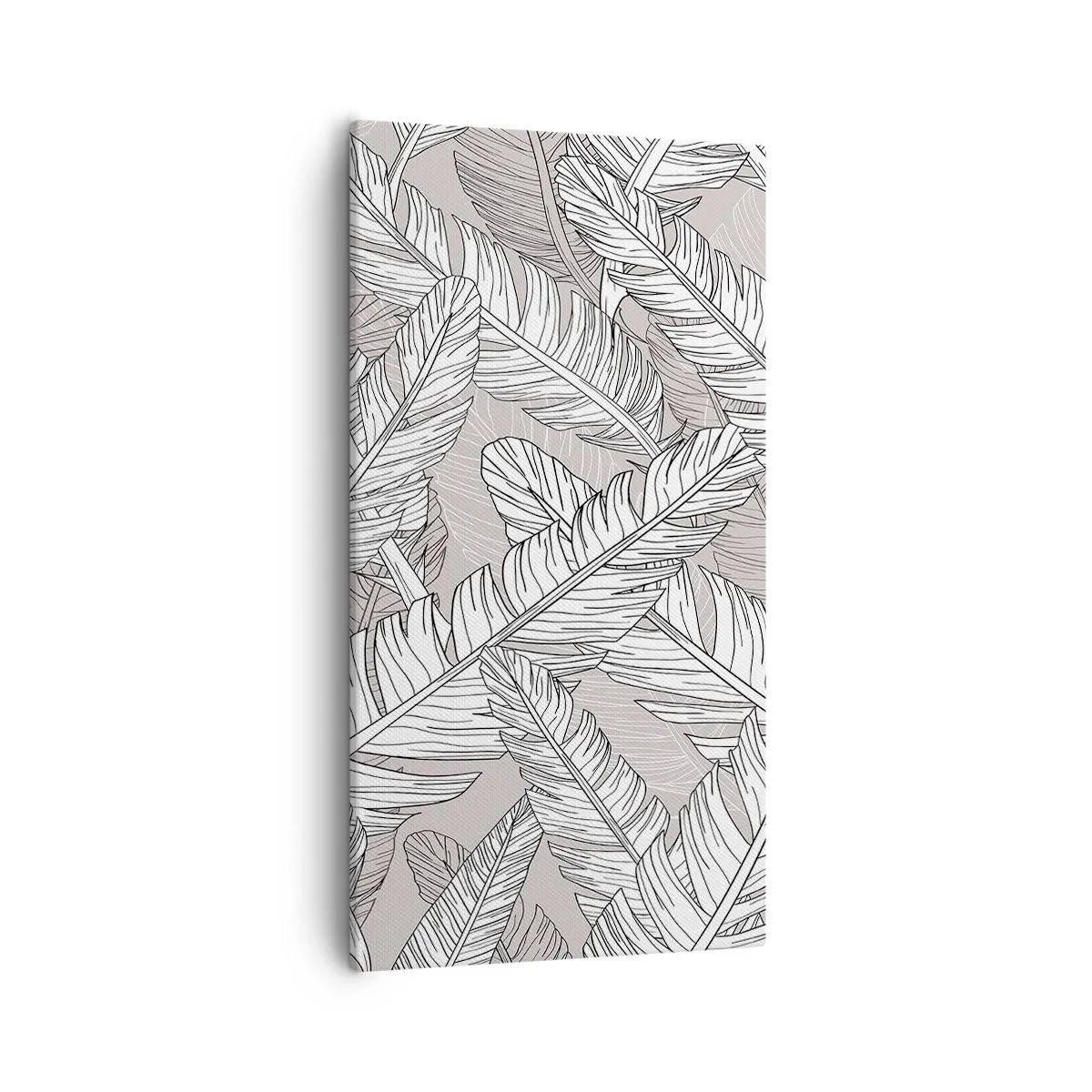 Bild auf Leinwand - Leinwandbild - Ein Federwirbel - 55x100 cm