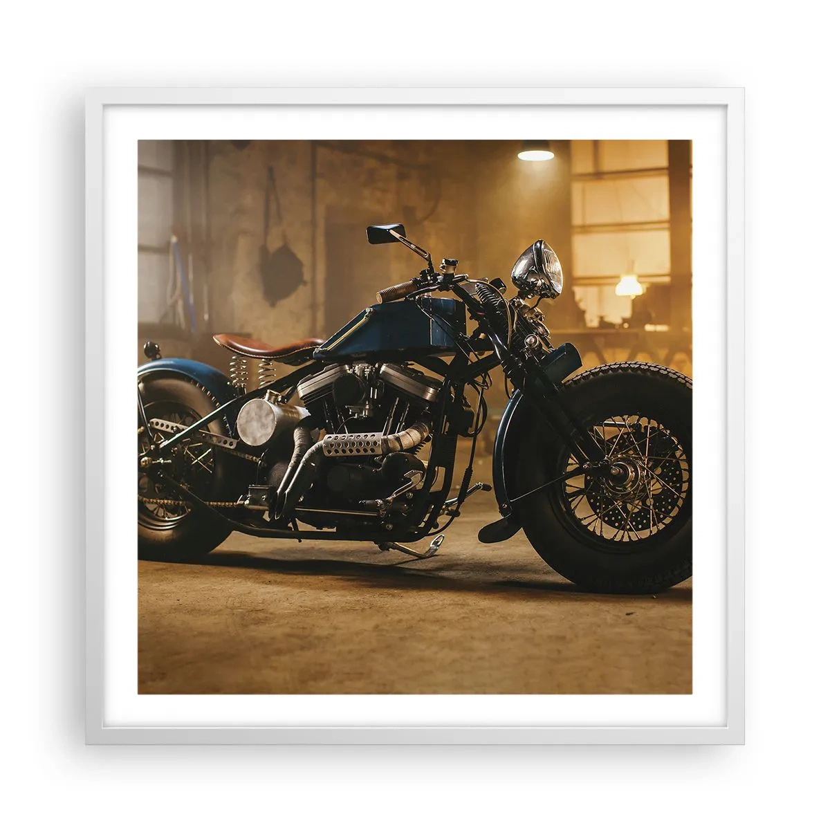 Poster in einem weißen Rahmen - Ich kann alles - 60x60 cm