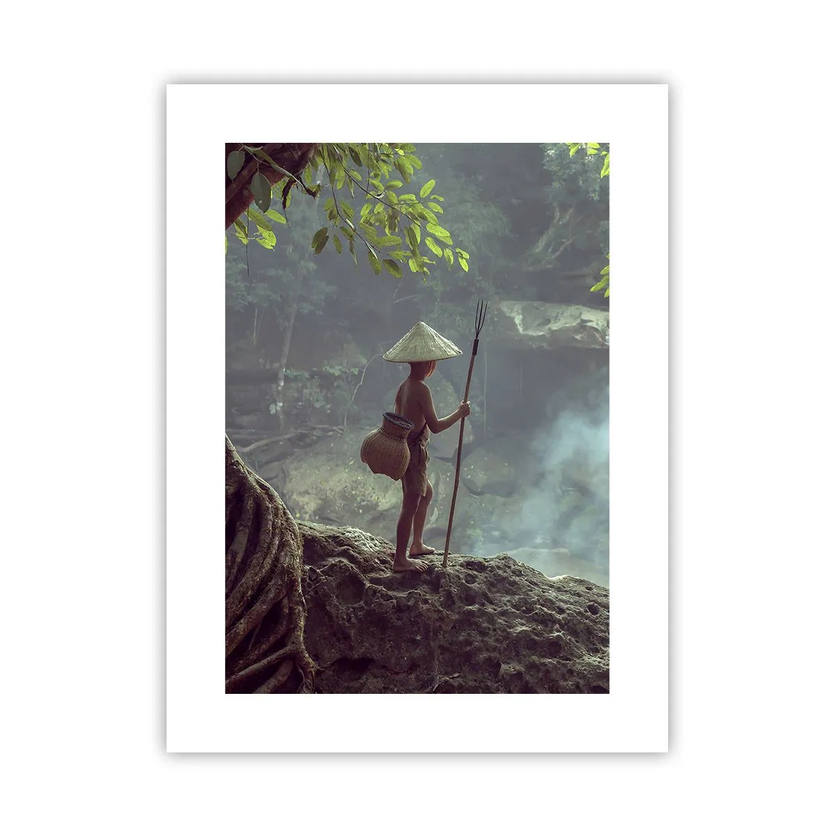 Poster - Befreundet mit der Natur - 30x40 cm
