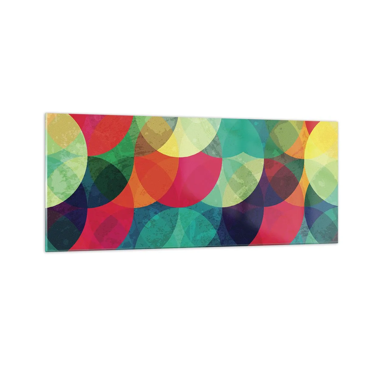 Glasbild - Bild auf glas - Aufstieg zum Regenbogen - 100x40 cm