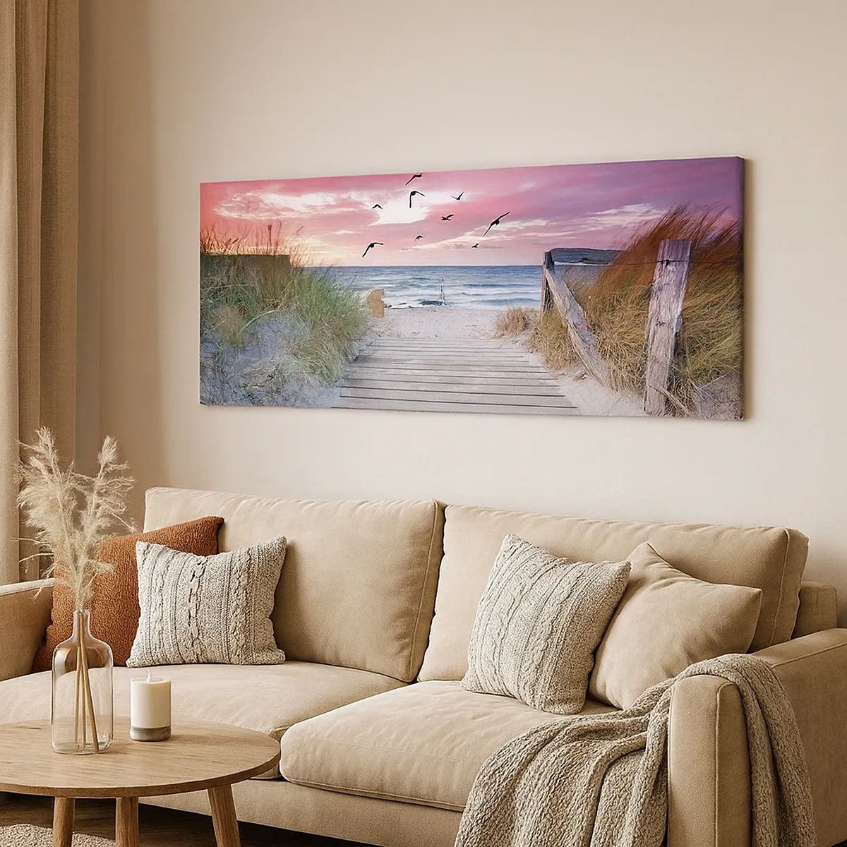 Bild auf Leinwand - Leinwandbild - Baltischer Eindruck - 30x30 cm