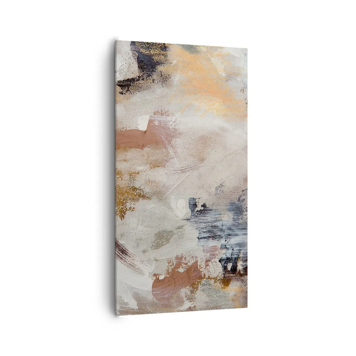Bild auf Leinwand - Leinwandbild - Neblige Abstraktion - 65x120 cm