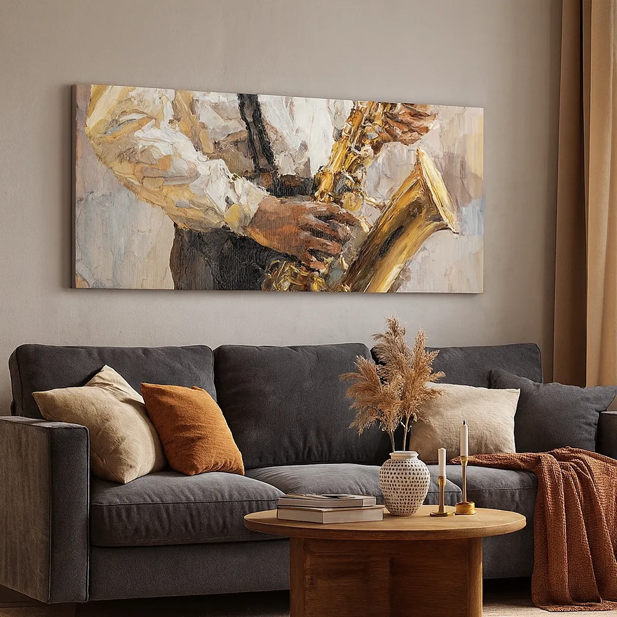 Bild auf Leinwand - Leinwandbild - Zeit fürs Solo - 30x30 cm