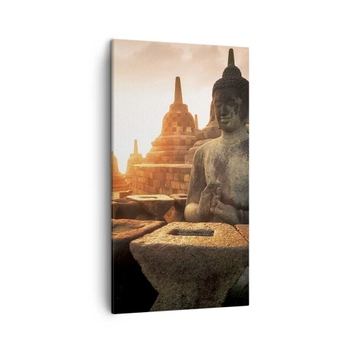 Bild auf Leinwand - Leinwandbild - Wetter der großen Weisheit - 45x80 cm