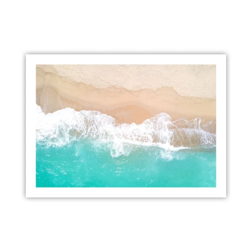 Poster - Eine streichelnde Berührung - 70x50 cm