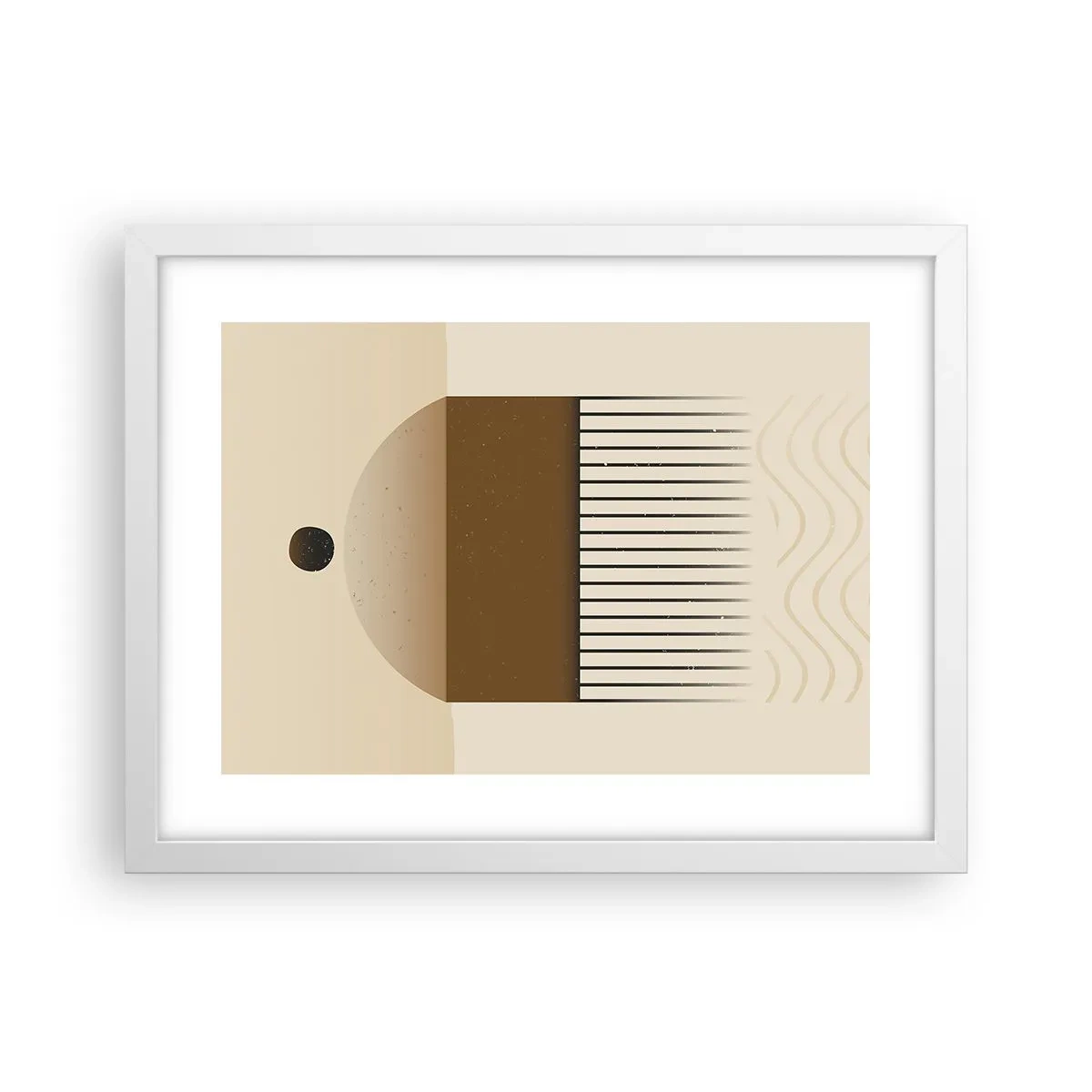 Poster in einem weißen Rahmen - Verschiedene Staaten - 40x30 cm