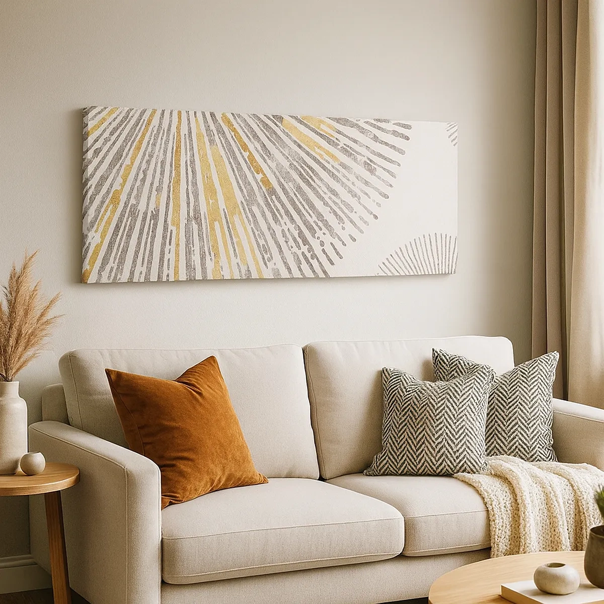 Bild auf Leinwand - Leinwandbild - Schönheit des Strahls - 30x30 cm