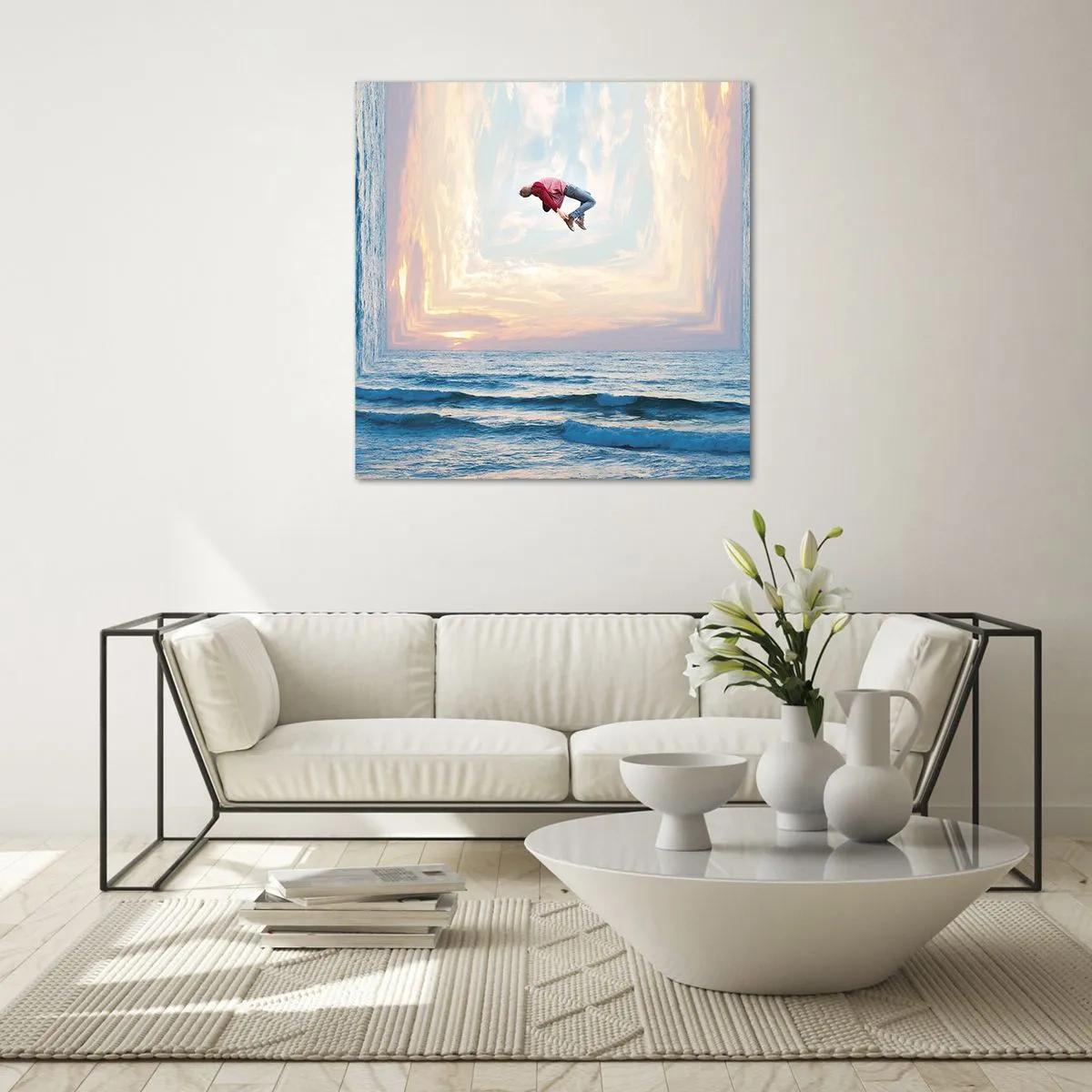 Glasbild - Bild auf glas - In eine andere Dimension - 40x40 cm