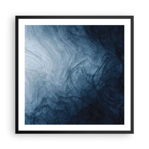 Poster in einem schwarzem Rahmen - Greifen Sie tief - 60x60 cm