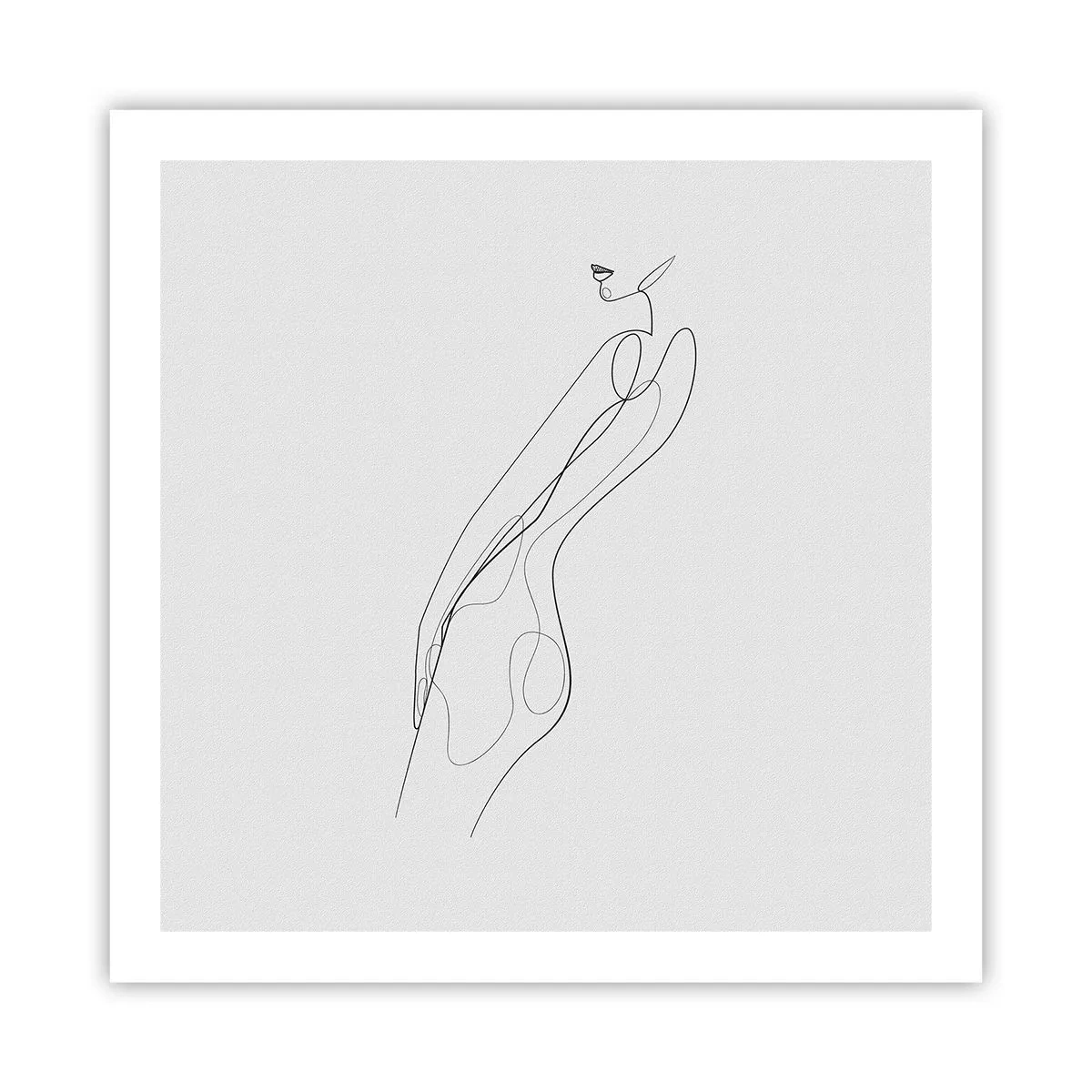 Poster - Bloß ein Versprechen - 60x60 cm