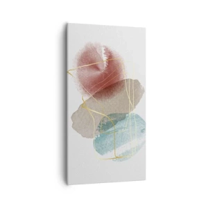 Bild auf Leinwand - Leinwandbild - Korallen des Weltraums - 55x100 cm