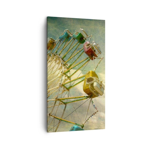 Bild auf Leinwand - Leinwandbild - Es wird Spaß geben ... - 45x80 cm