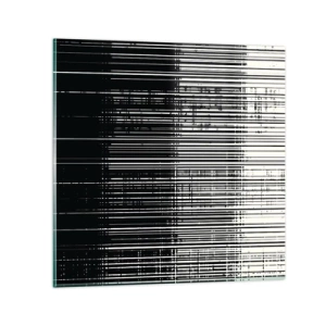 Glasbild - Bild auf glas - Wellen und Vibrationen - 30x30 cm