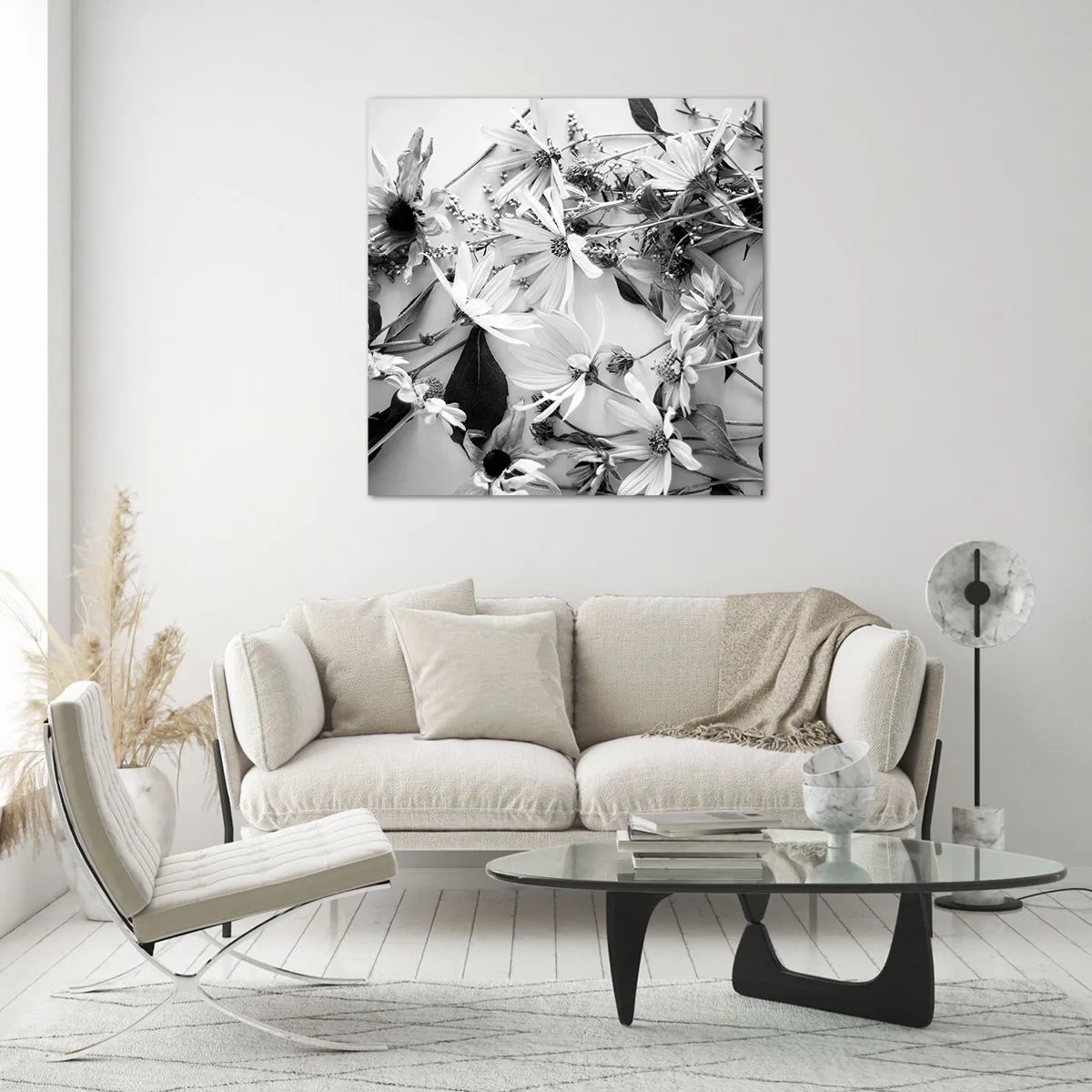 Glasbild - Bild auf glas - Kein Blumenstrauß - 40x40 cm