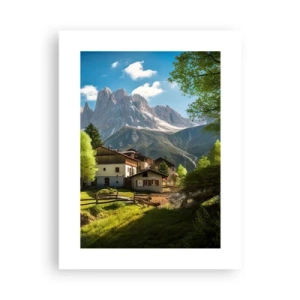 Poster - Alpenidylle - 30x40 cm