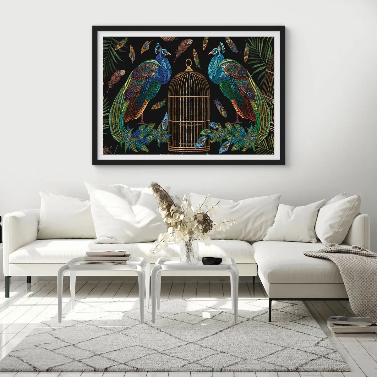 Poster in einem schwarzem Rahmen - In königlichen Gewändern - 40x30 cm