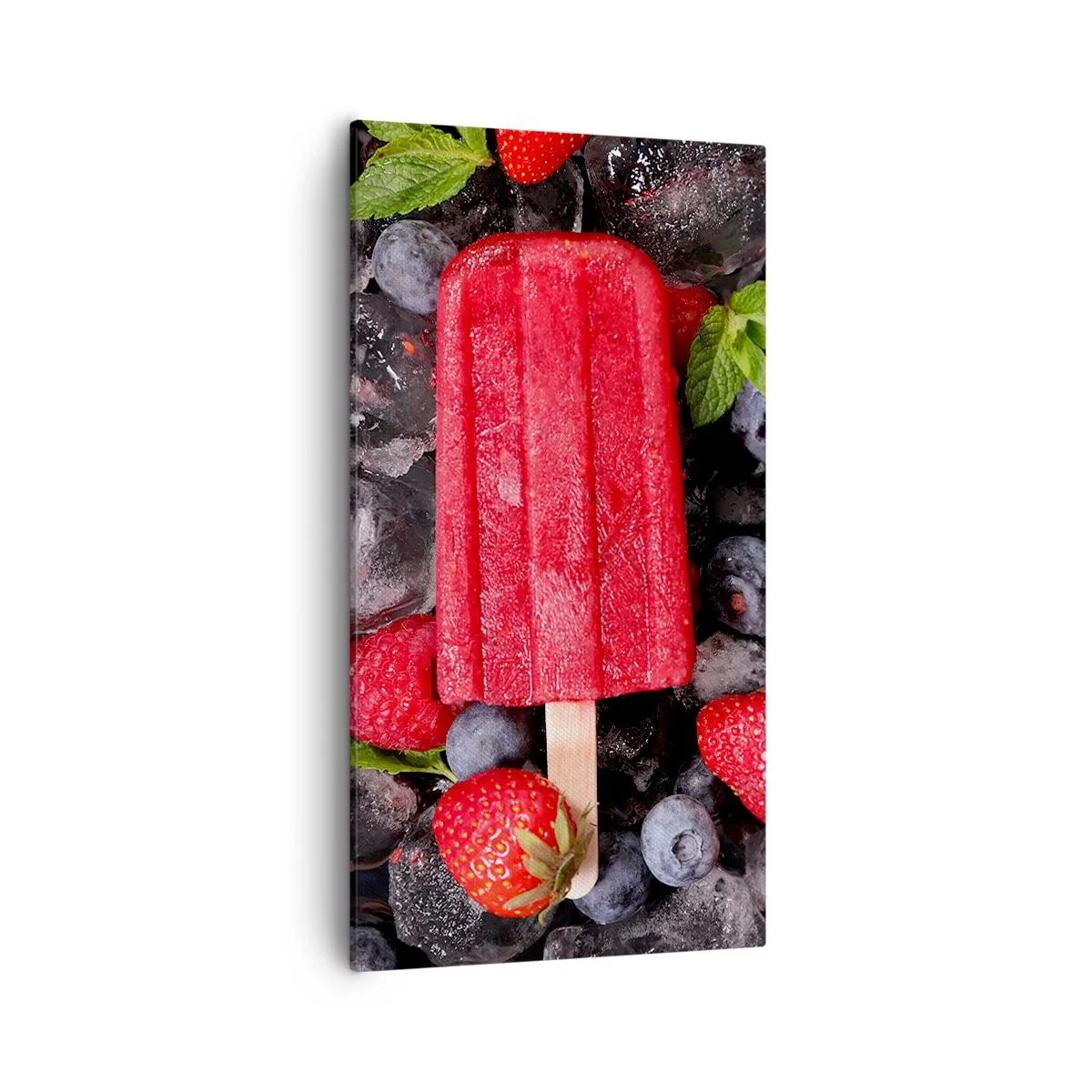 Bild auf Leinwand - Leinwandbild - So schmeckt der heiße Sommer - 55x100 cm