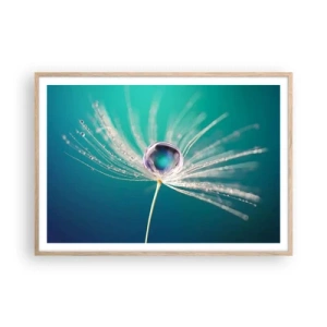 Poster in einem Rahmen aus heller Eiche - Mystischer Moment - 100x70 cm