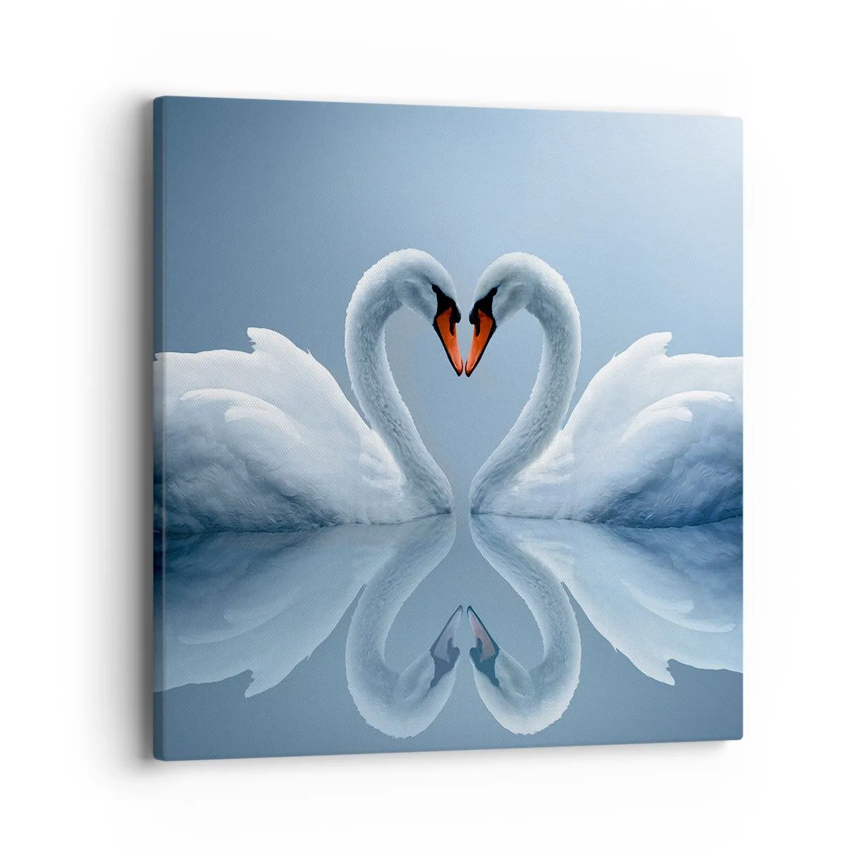 Bild auf Leinwand - Leinwandbild - Zeit für die Liebe - 40x40 cm