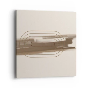 Bild auf Leinwand - Leinwandbild - Ein Hauch von Grau - 40x40 cm