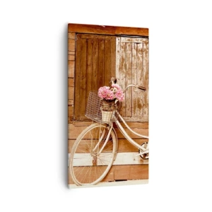 Bild auf Leinwand - Leinwandbild - Ich komme gleich wieder - 55x100 cm