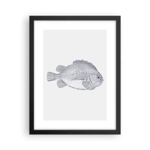 Poster in einem schwarzem Rahmen - Für das Album des Naturforschers - 30x40 cm