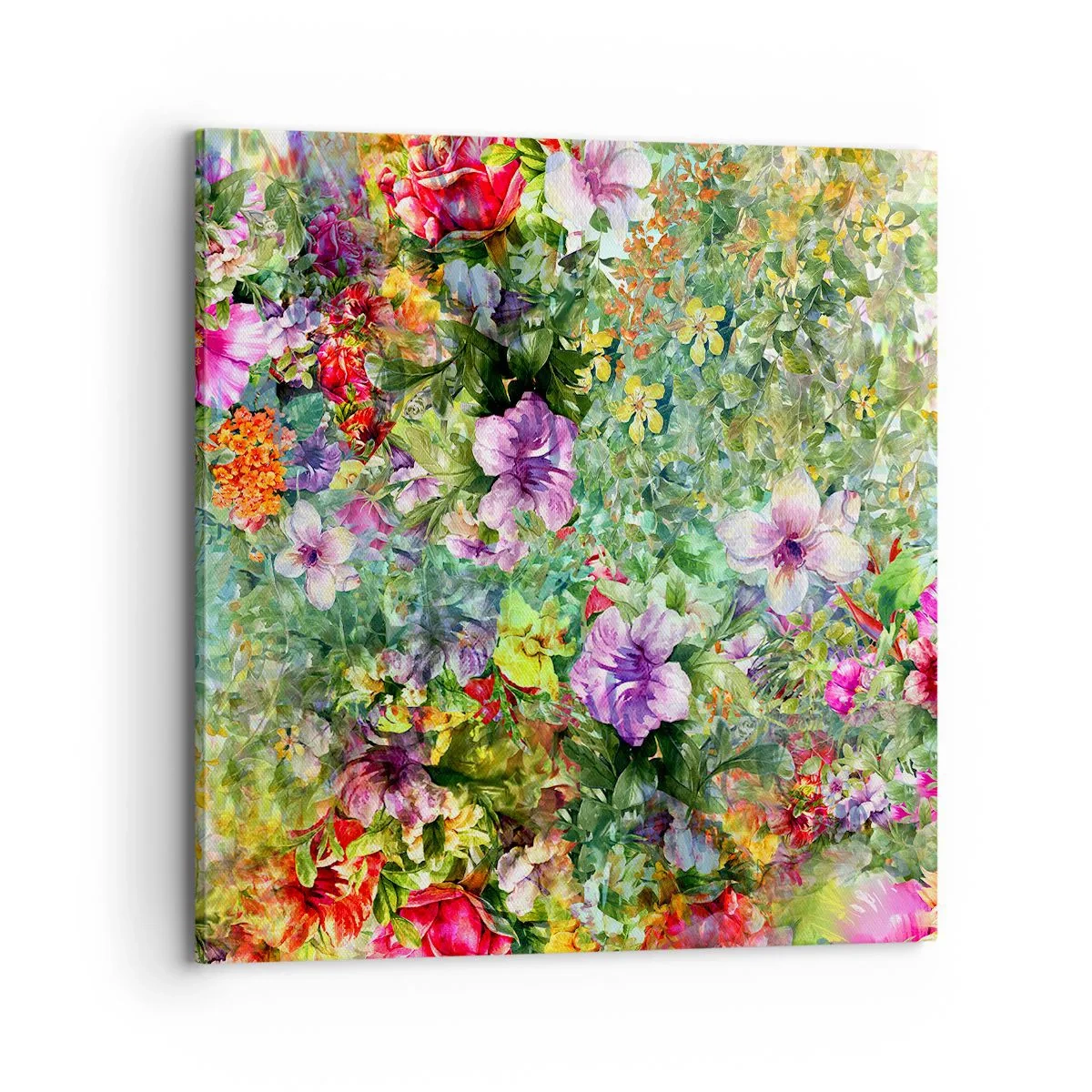 Bild auf Leinwand - Leinwandbild - In Blumen für das Verderben - 70x70 cm