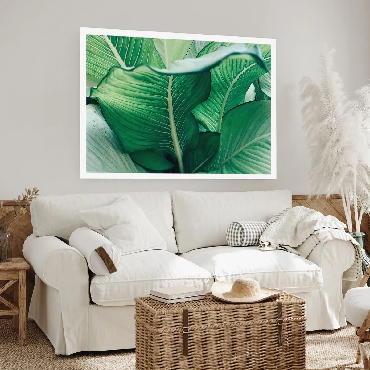 Poster - Intensiv grünes Leben - 50x40 cm